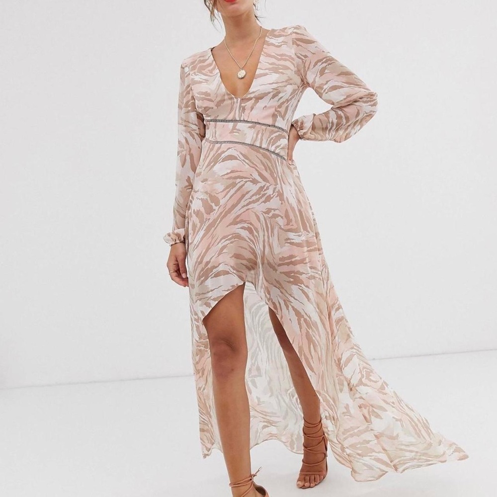 High-low formal dress